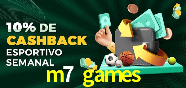 10% de bônus de cashback na m7 games