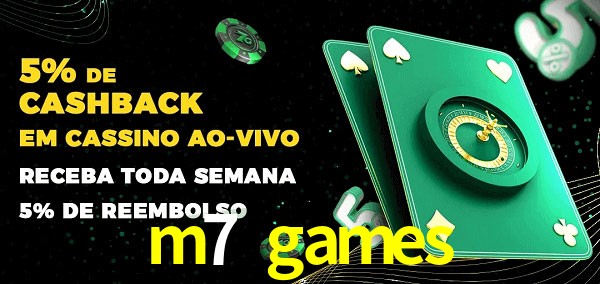 Promoções do cassino ao Vivo m7 games